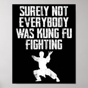 Póster Seguramente No Todos Estaban Luchando Kung Fu Kara
