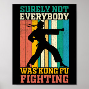 Póster Seguramente No Todos Estaban Luchando Kung Fu Vint