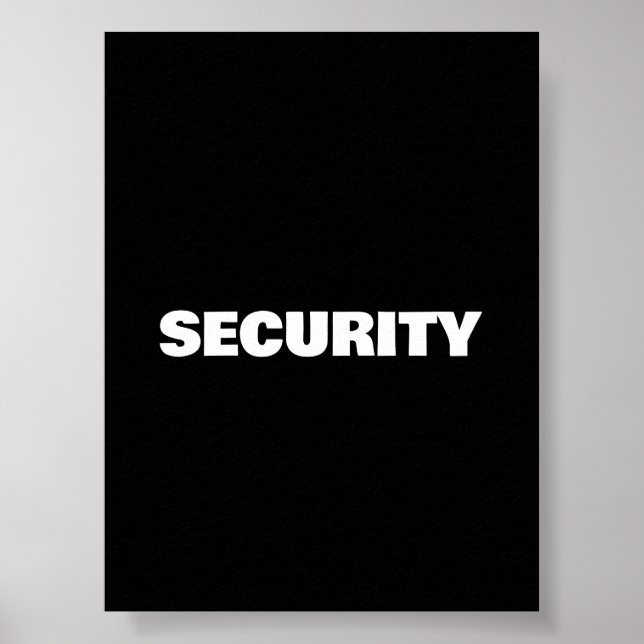 Póster Seguridad (Frente)