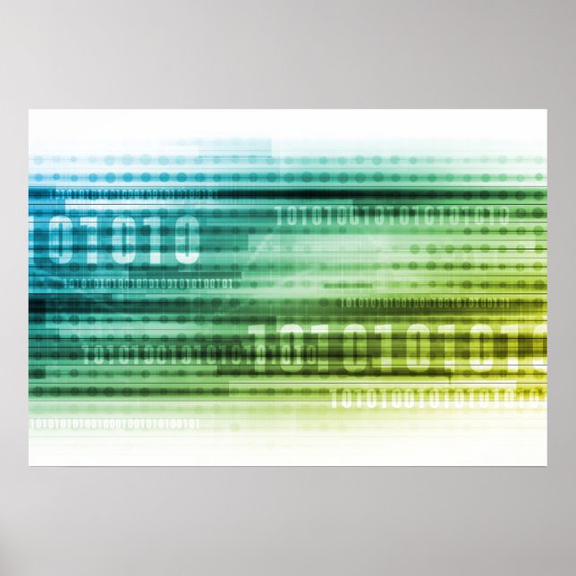 Póster Seguridad de datos a través de Internet e informac (Frente)