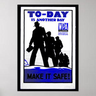 Póster Seguridad en el lugar de trabajo