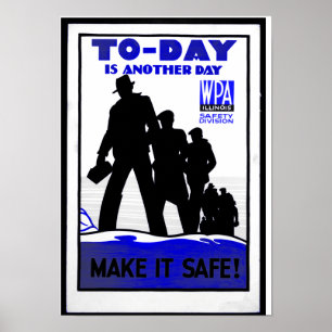 Póster Seguridad en el lugar de trabajo