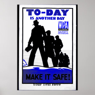 Póster Seguridad en el lugar de trabajo