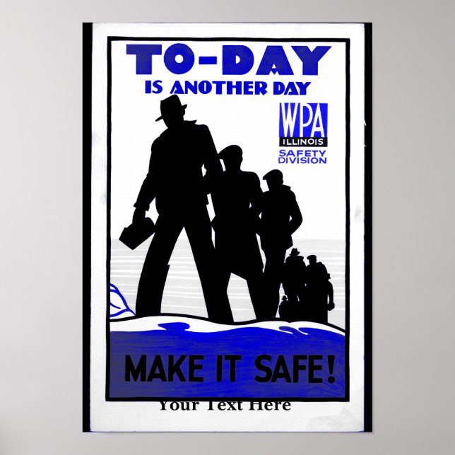 Póster Seguridad en el lugar de trabajo (Frente)