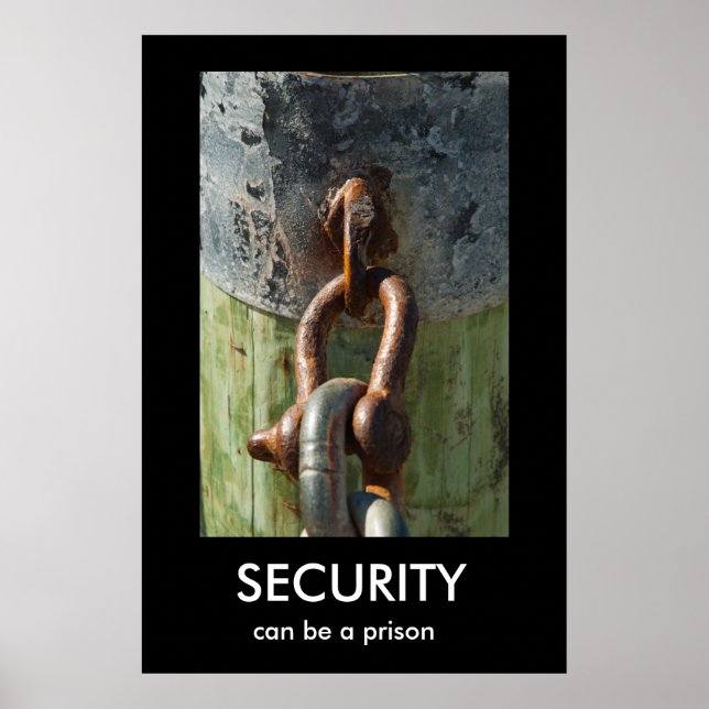 Póster SEGURIDAD, puede ser un Poster de Demotivación en  (Frente)