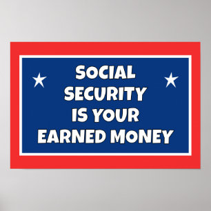 Póster Seguridad Social Ganó Dinero