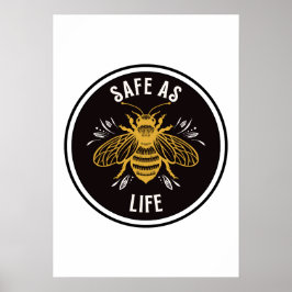 Póster Seguro como la vida