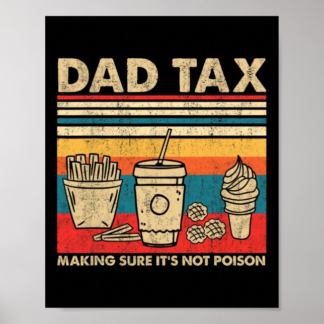 Póster Seguro de impuestos: Día de padres venenosos, papá (Frente)