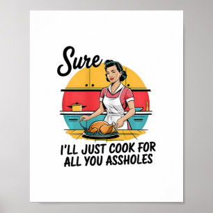 Póster Seguro que cocinaré para todas ustedes, Damas del