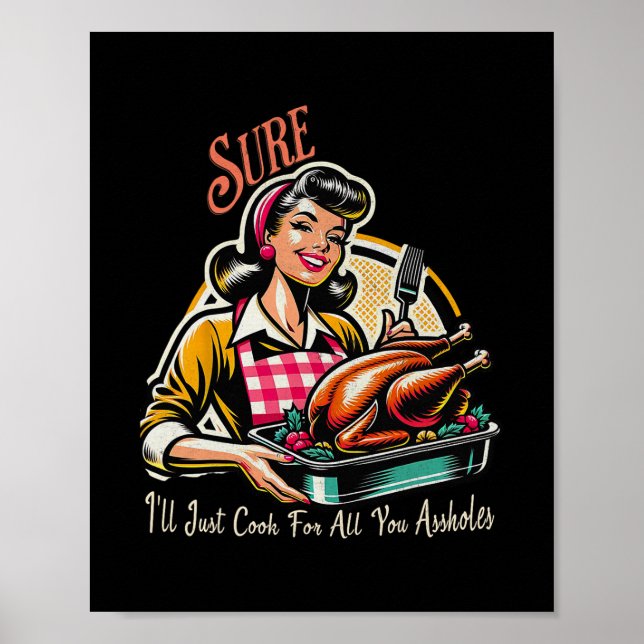 Póster Seguro que simplemente cocinaré para todos ustedes (Frente)