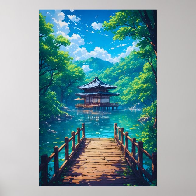 Póster (Seijaku no Kohan) -  Lakeside Serenity (Frente)