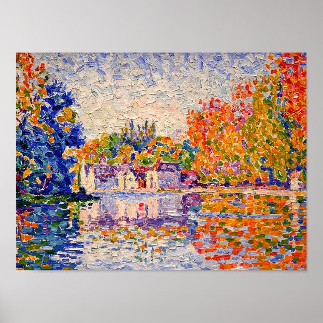 Póster Seine de Paul Signac (Frente)