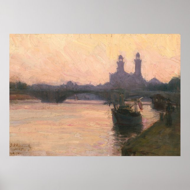 Póster Seine - Henry Ossawa Tanner Bella Artes Poster (Frente)