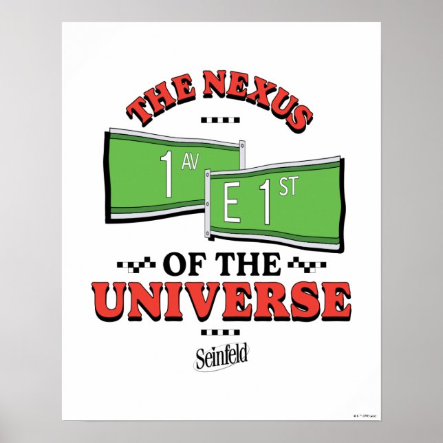 Póster Seinfeld | El nexo del universo (Frente)