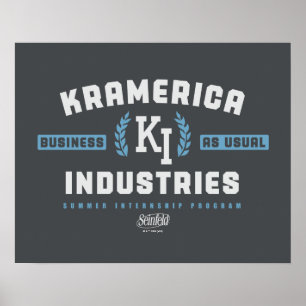 Póster Seinfeld Industrias Kramerica