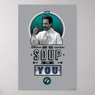 Póster Seinfeld   Sin Sopa Para Usted Gráfico