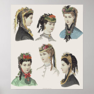 Póster Seis bellezas del Victorian - poster grande -