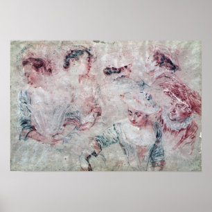 Póster Seis estudios