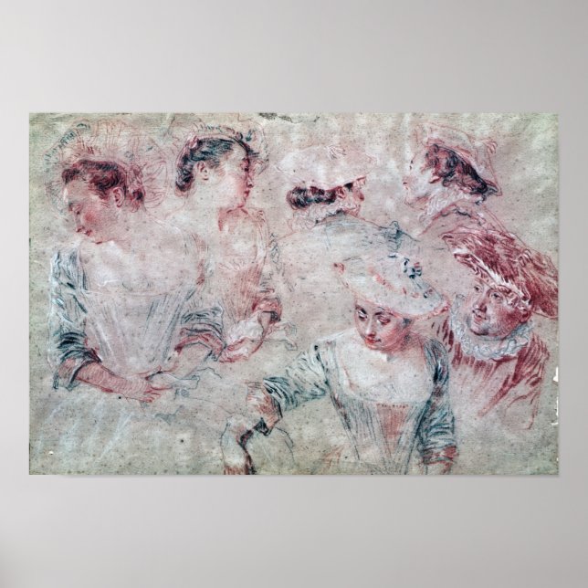 Póster Seis estudios (Frente)