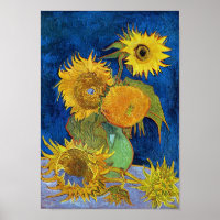 Seis girasoles, Van Gogh