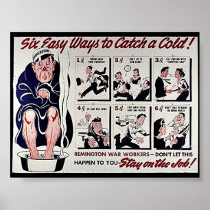 Póster Seis maneras fáciles de coger un frío, estancia en