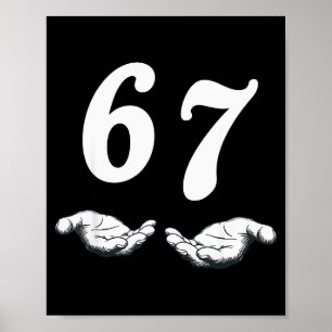 Póster Seis Siete 6 7 Meme 