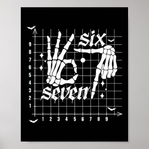 Póster Seis Siete Coordenada (6