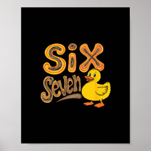 Póster Seis Siete Crucero Pato Meme Lo Que Sea Respuesta 
