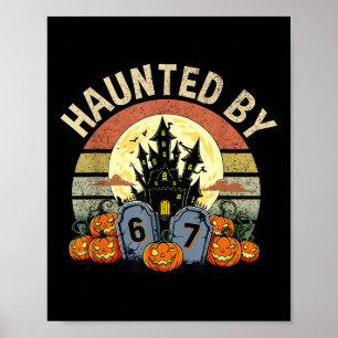 Póster Seis Siete Gen Alfa Z Halloween 6767 Divertido Emb
