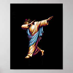 Póster Seis Siete Jesús Dabbing Navidad 6 7 Meme 67 Niños