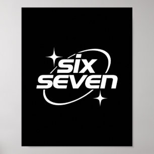 Póster Seis Siete Meme Cool Y2k 67 Argot Gen Alfa