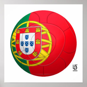 Póster Selecção das Quinas - fútbol de Portugal