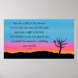 Póster Selección de Desiderata