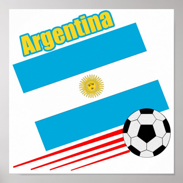 Póster Selección de fútbol de Argentina (Frente)