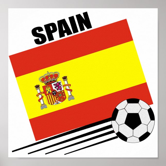 Póster Selección de fútbol de España (Frente)