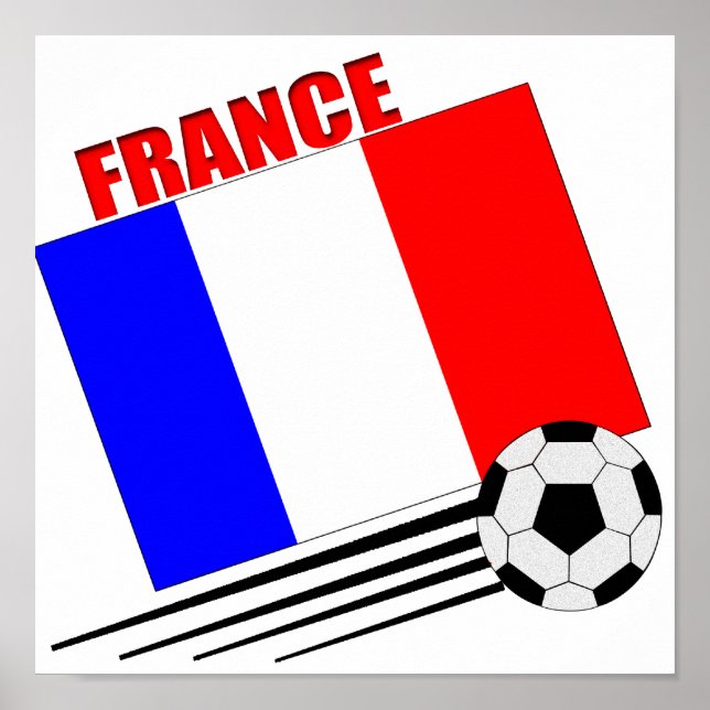 Póster Selección de fútbol de Francia (Frente)