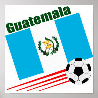 Póster Selección de fútbol de Guatemala