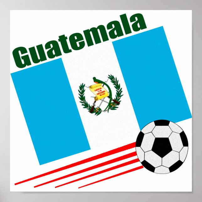Póster Selección de fútbol de Guatemala (Frente)