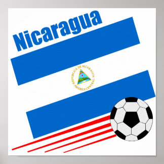 Póster Selección de fútbol de Nicaragua