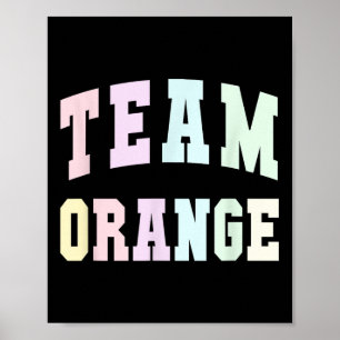 Póster Selección de fútbol Naranja Summer Camp Squad War