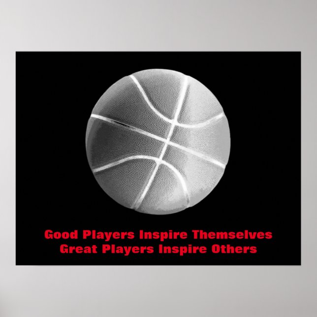 Póster Selección inspiradora de Baloncesto Inspire (Frente)