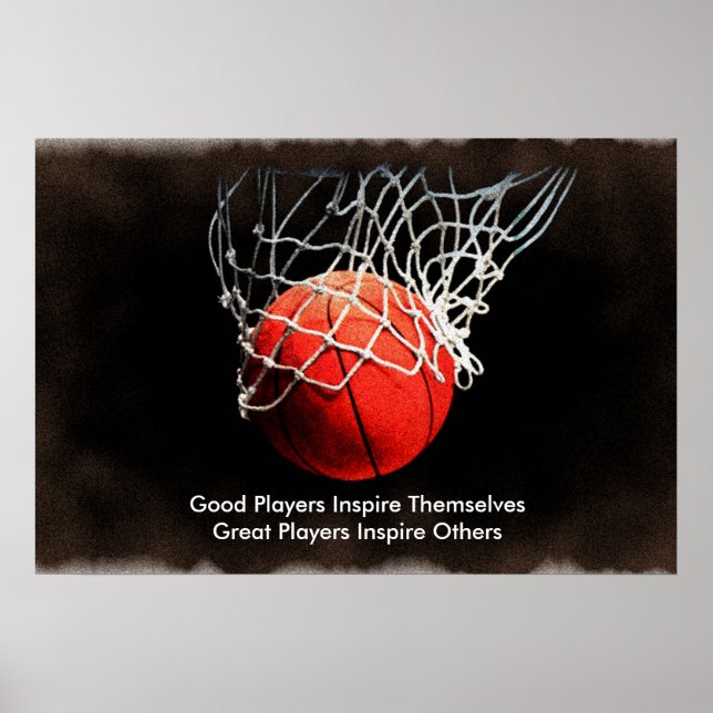 Póster Selección inspiradora de Baloncesto Inspire (Frente)