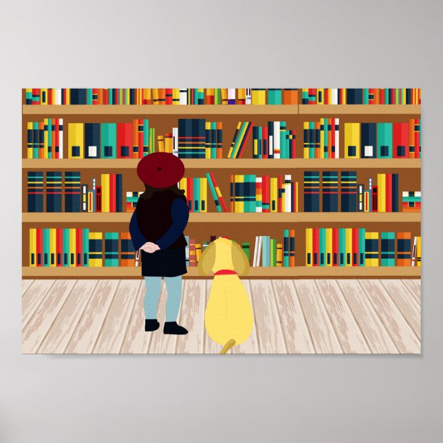 Póster Selecciona un libro para llevar a la perrera (Frente)