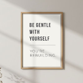 Póster Self Compassion Decor. Mental Wellness