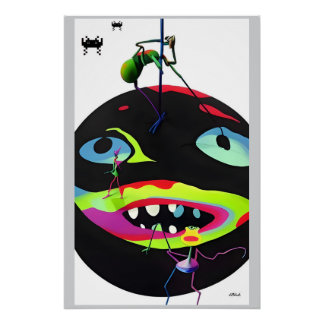 Póster Self-Generated Stress Monsters