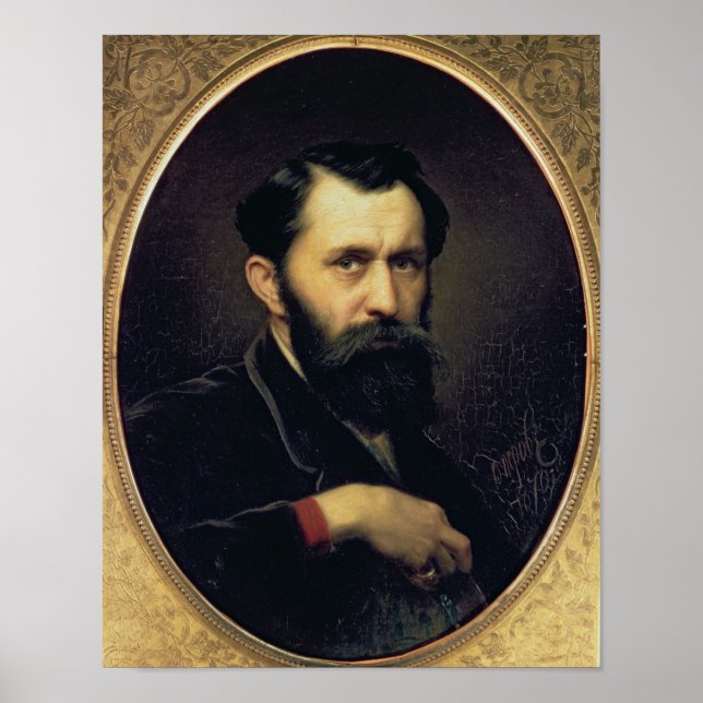 Póster Self Portrait, 1870 (Frente)