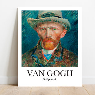 Póster Self-portrait by Vincent Van Gogh