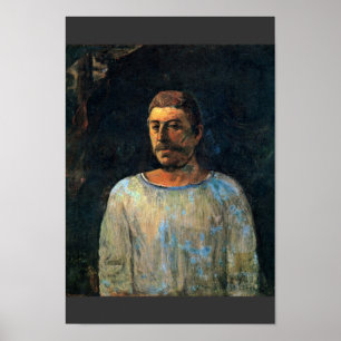 Póster Self-Portrait "Près Du Golgotha" "" By Gauguin Pau