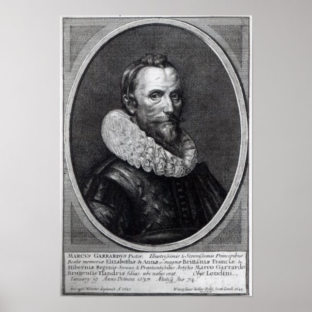 Póster Self Portrait the Younger Gheeraerts, (Frente)