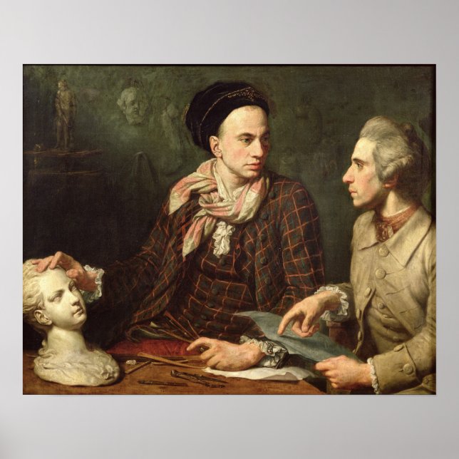 Póster Self Portrait with Dominique Herment  1769 (Frente)